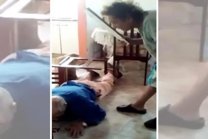 As&iacute; da esta fiera una feroz paliza a su marido de 102 a&ntilde;os: "&iexcl;No puedo vivir sin ti!"