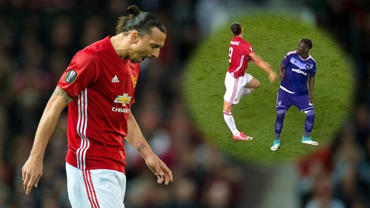 La impactante lesión que sufrió Ibrahimovic en el Old Trafford
