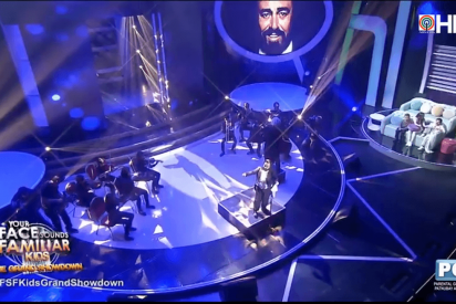 La ni&ntilde;a que imita a Pavarotti