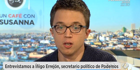 I&ntilde;igo Errej&oacute;n confiesa ser merengue: "Se puede ser del Real Madrid y de izquierdas"