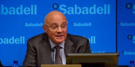 Josep Oliu: Banco Sabadell gana 216,1 millones hasta marzo de 2017