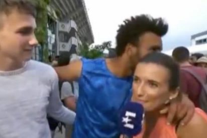 A este tenista franc&eacute;s le han expulsado de Roland Garros por meterle mano a una reportera