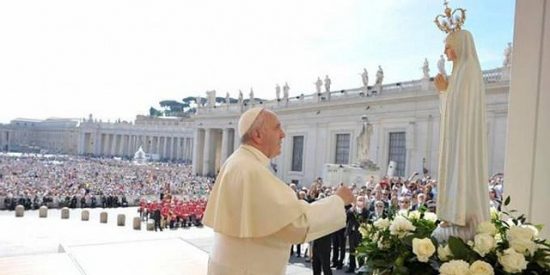 Francisco fue nombrado obispo un 13 de mayo