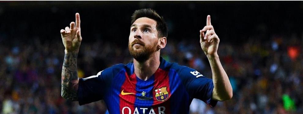 Messi se acuerda de Cristiano Ronaldo en la celebraci&oacute;n de la Copa del Rey