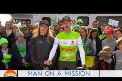 El incr&eacute;ible ciclista que recorrer&aacute; 18,000km en 180 d&iacute;as en Australia por una buena causa
