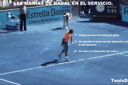 Las extra&ntilde;as man&iacute;as de Rafa Nadal