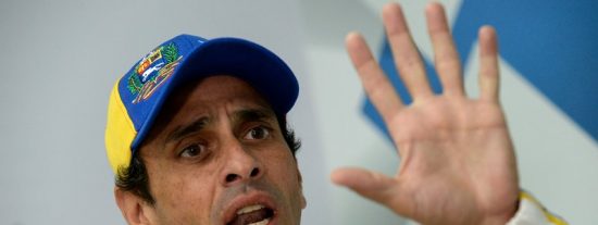 Capriles anuncia que hay una posibilidad para su participaci&oacute;n en el fraude electoral de Maduro