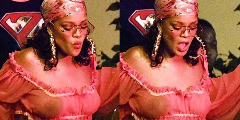 Rihanna se olvid&oacute; del sost&eacute;n y ense&ntilde;&oacute; 'pechuga' a toda la concurrencia