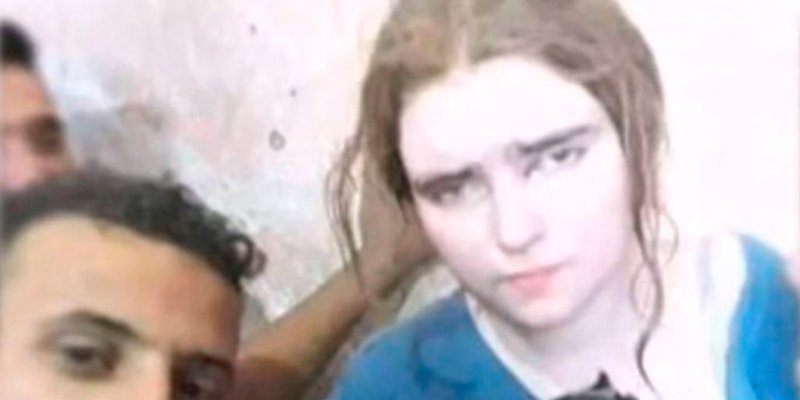 La alemana Linda Wenzel, capturada en Mosul por los soldados iraquíes.