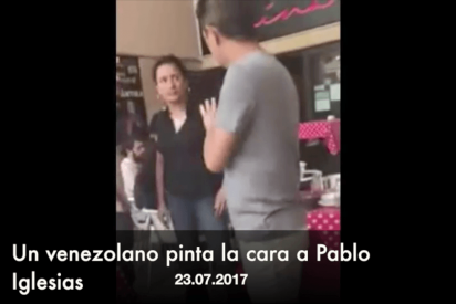 El desgarrador 'escrache' de un venezolano a Iglesias: "&iexcl;Venezuela se muere de hambre!"