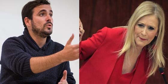 Cifuentes se enfrenta al matón de Alberto Garzón que le afeó no cogerse vacaciones: "Este es el mismo que llama golpista a Leopoldo López"