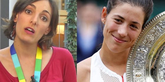 Una podemita intenta enmerdar a TVE por no retransmitir la final de Muguruza y se come un zasca de tomo y lomo