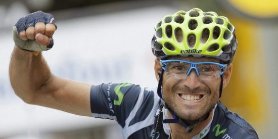 Alejandro Valverde sufre una tremenda caída en la contrarreloj y abandona el Tour de Francia