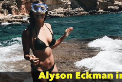 Alyson Eckman incendia las redes con esta imagen antes de sumergirse en el mar