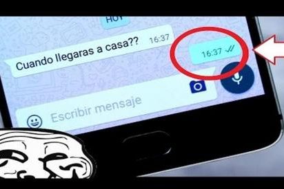 Truco para mandar un "mensaje fantasma" a tus amigos de WhatsApp