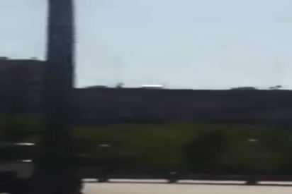 Pillan a un Independentista catal&aacute;n colocando estelada en un puente de Madrid