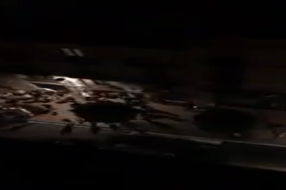 Independendentistas hacen indignante escrache nocturno frente hotel en Reus donde descansa la Polic&iacute;a Nacional