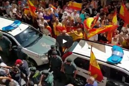 As&iacute; despiden por toda Espa&ntilde;a a los guardias civiles enviados a Catalu&ntilde;a: "A por ellos"