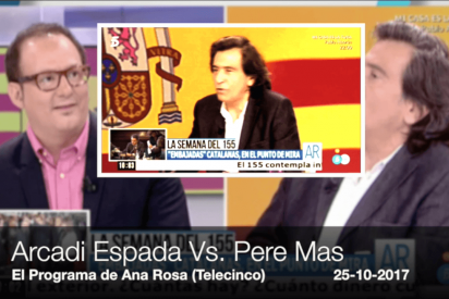 Arcadi Espada y Ana Rosa machacan al insolente periodista independentista