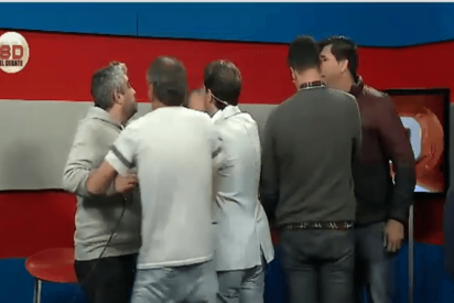 Bronca descomunal entre periodistas argentinos en un programa en directo