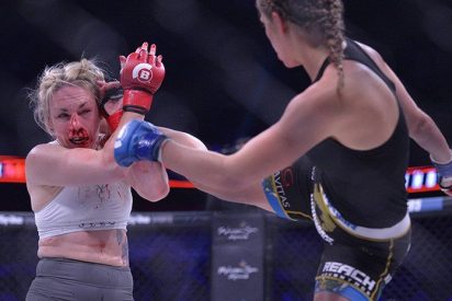 As&iacute; qued&oacute; la cara de Heather Hardy tras perder su segunda pelea como profesional