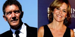 Antonio Banderas y Almudena Ariza