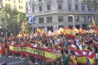As&iacute; fue la espectacular marcha por Barcelona de miles de j&oacute;venes catalanes