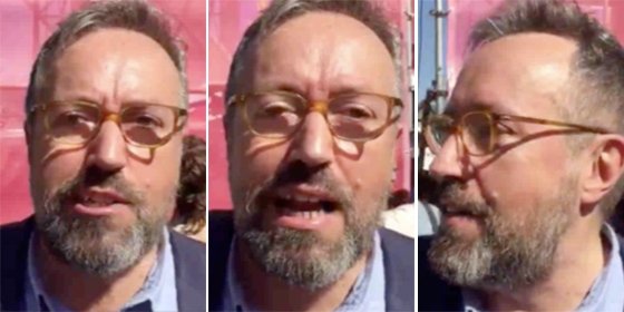 Juan Carlos Girauta en la manifestaci&oacute;n 8-O. 