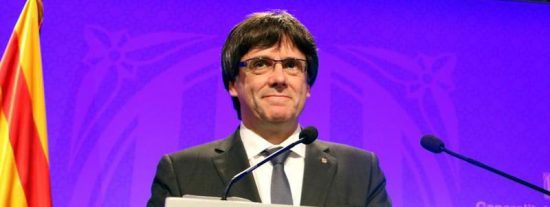El golpista Puigdemont exige la marcha de los polic&iacute;as y guardias civiles desplazados a Catalu&ntilde;a