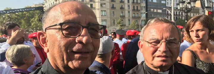 Cardenal Omella: "La situaci&oacute;n de violencia que se ha vivido hoy en Catalu&ntilde;a es deplorable"