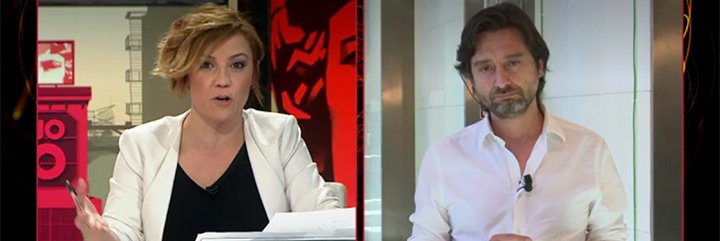 Cristina Pardo se harta de que Rafa Mayoral conteste lo que le viene en gana sobre Catalu&ntilde;a y le planta un buen zasca