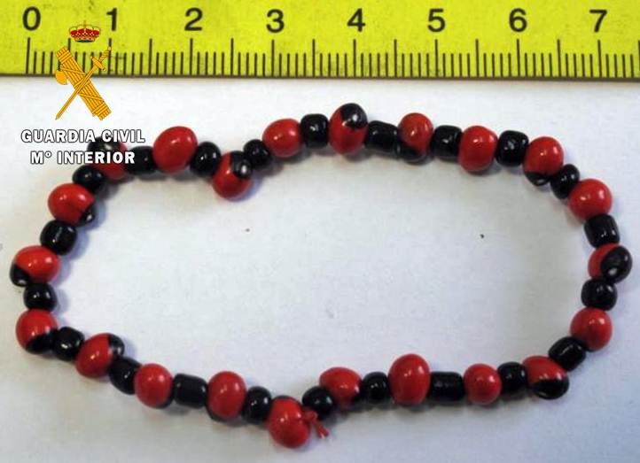 La Guardia Civil alerta a la ciudadan&iacute;a sobre estas alucinantes y venenosas pulseras