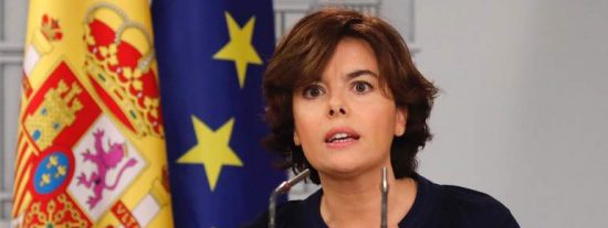 Soraya S&aacute;enz de Santamar&iacute;a: "Puigdemont vive fuera de la ley, la realidad y la cordura"