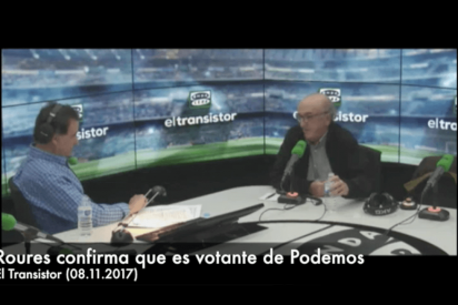 Jaume Roures confiesa a De la Morena que es votante de Podemos