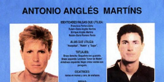 "Han denunciado haber visto al asesino Antonio Anglés en Cataluña, hace poco"