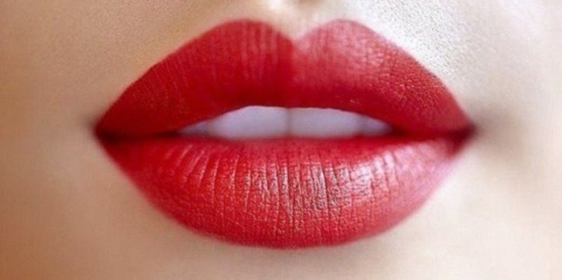 labios pintados