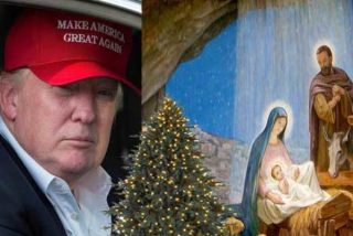 Antonio Burgos: "Trump proclama su fe cristiana en Navidad y aquí no se atreve ni el Rey"