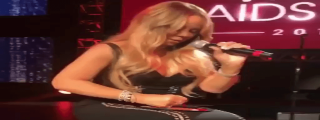 Mariah Carey y su misteriosa silla invisible lo peta en las red