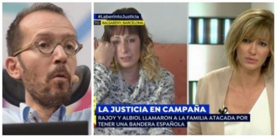 Twitter cruje a 'Echeminga' por insinuar que la agredida por separatistas se lo ten&iacute;a merecido