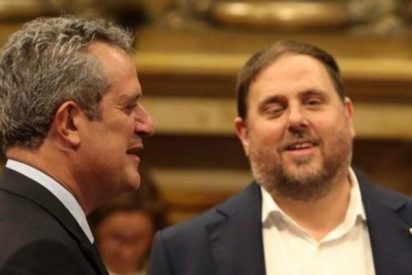 Joaquim Forn, junto a Oriol Junqueras.