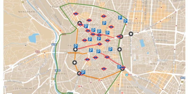 Gu&iacute;a para moverte por el centro de Madrid y sobrevivir al cierre de la Gran V&iacute;a