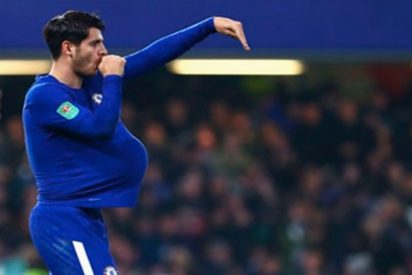 La inesperada tarjeta a &Aacute;lvaro Morata tras su emotiva celebraci&oacute;n