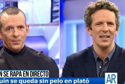 Joaqu&iacute;n Prat se rapa la cabeza en directo en Telecinco: "&iexcl;Estoy en estado de shock!"