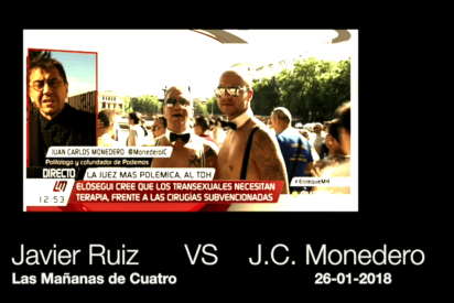 Javier Ruiz machaca a Monedero en defensa de Alsina