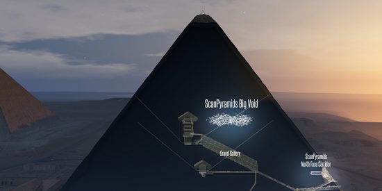 La Gran Galería de la Gran Pirámide de Guiza, Egipto