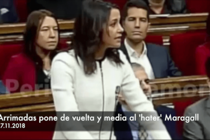 Arrimadas coge por la solapa a Maragall por su discurso de odio contra Espa&ntilde;a