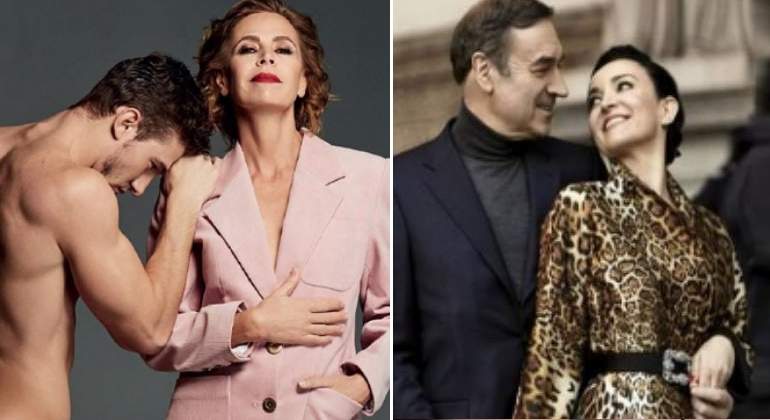 Pedro Jota Ramírez y Ágatha Ruiz de la Prada, 'portadas' de revistas de moda