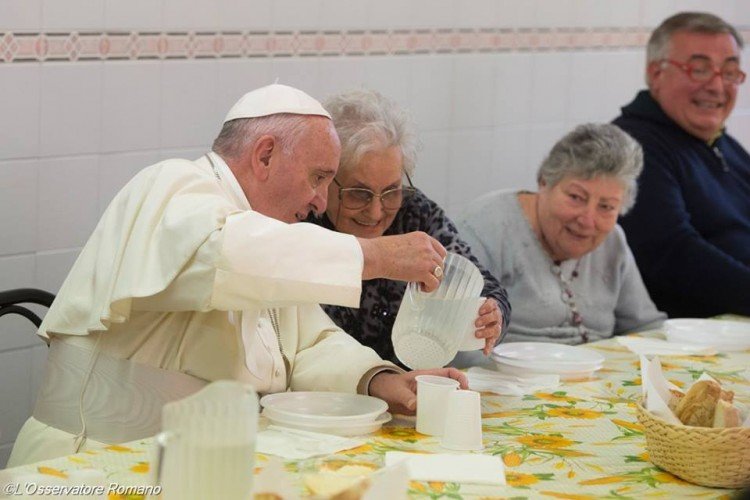 Francisco: "El desprecio hacia el débil es obra de Satanás"