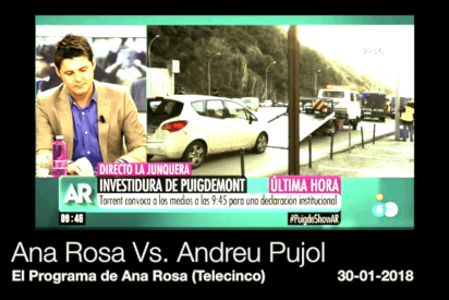 Ana Rosa pone firme con una tremenda rega&ntilde;ina al descarado independentista: "&iexcl;Que se dejen ya de mamarrachadas!"