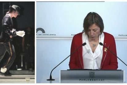 El 'Moonwalk' de Forcadell: &iquest;Pero qu&eacute; clase de m&aacute;rtir rajado est&aacute; produciendo el separatismo?